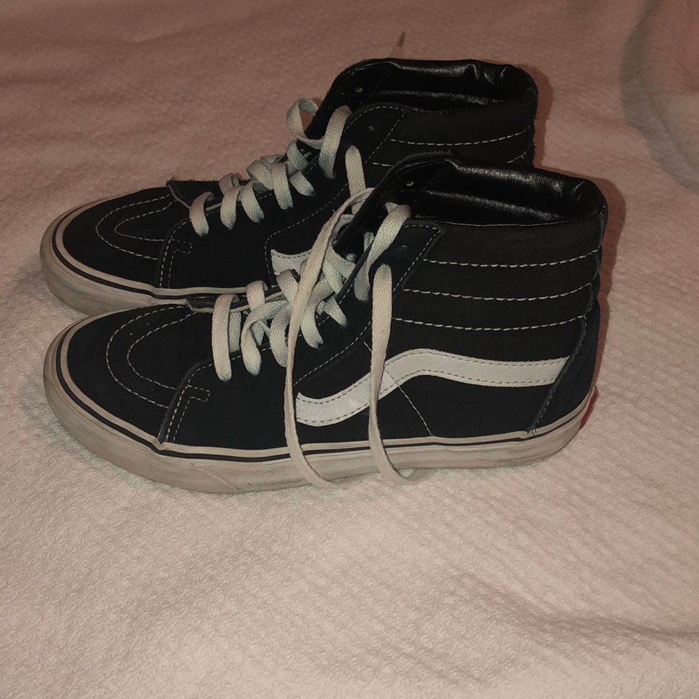 Black high top vans